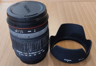 Φακός SIGMA DC 18-200mm f/3.5-6.3 (Made in Japan) + Φίλτρο Β+W UV Haze + Hood