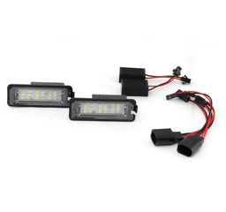 Πλαφονιέρα πίσω πινακίδας led για Vw Golf 5,6,7 CANBUS / Polo 6R / Passat 3C CC / με 18 φωτεινά led, 76x27 mm