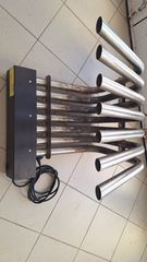 Αερόθερμο τζακιού inox
