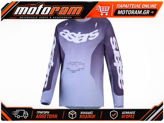 ALPINESTARS(MX) JERSEY YTH FLUID AMBER GRY/LIL 3770827-9349-XL