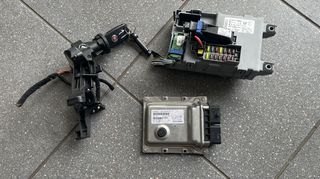 Σετ ECU-εγκέφαλου μηχανής από Fiat Fiorino-Peugeot Bipper-Citroen Nemo 2008 -2015, μοτέρ 350A1000 1.4 8V CNG