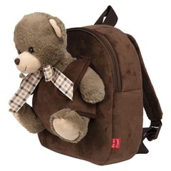 Bear Tommy backpack with plush toy 26cm-thumb-2