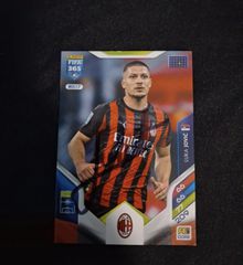 Αυτόγραφο Λούκα Γιόβιτς (AEK FC) σε κάρτα Panini fifa 365 (Milan)