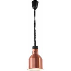 Θερμαντικό Μπουφέ Λάμπας Χάλκινο 250W 17.5x17.5x25cm Hendi 273890