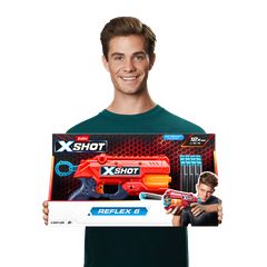 XSHOT - Excel Reflex 6 Blaster (12 Darts) (36433)-thumb-1
