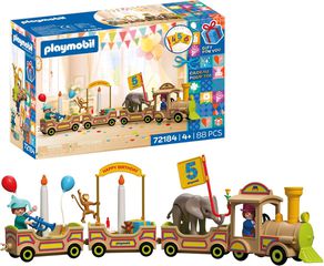 PLAYMOBIL - Birthday Train (72184)-thumb-4