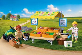 PLAYMOBIL - Farm Stand (72164)-thumb-2