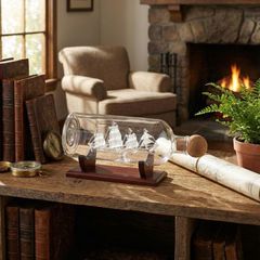 Mikamax - Ship In A Bottle Decanter-thumb-4