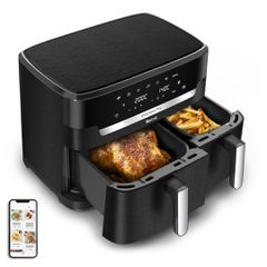 Tefal Easy Fry Dual XXL EY9428E0 fryer Double 11 L Stand-alone 2020 W Hot air fryer Black