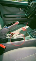 Βάση ποτηροθήκη AUDI A4 B6-thumb-1