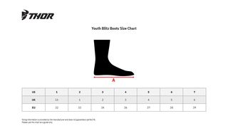 THOR BOOT YTH BLITZ XR BK/WH 5 3411-0728-thumb-6