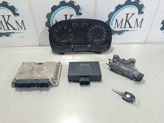 VW Golf 4 1J 1.4l AXP Σετ εγκεφάλου κινητήρα με καντράν 1J0920806 036906032L 1C0959799 4B0905851C