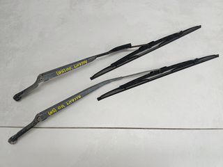 HYUNDAI ACCENT '00 1.3 12V (5Θ) ΜΠΡΑΤΣΑ ΥΑΛΟΚΑΘΑΡΙΣΤΗΡΩΝ ΕΜΠΡΟΣ,ΝΤΟΥΛΑΠΑΚΙ ΤΑΜΠΛΟ,ΧΕΙΡΟΦΡΕΝΟ ΚΑΙ ΠΟΡΤΑΚΙ ΡΕΖΕΡΒΟΥΑΡ ΑΣΠΡΟ (Κ)-thumb-1