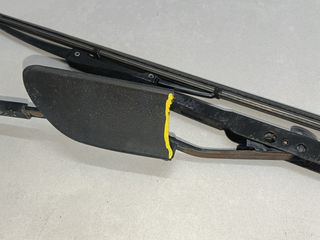HYUNDAI ACCENT '00 1.3 12V (5Θ) ΜΠΡΑΤΣΑ ΥΑΛΟΚΑΘΑΡΙΣΤΗΡΩΝ ΕΜΠΡΟΣ,ΝΤΟΥΛΑΠΑΚΙ ΤΑΜΠΛΟ,ΧΕΙΡΟΦΡΕΝΟ ΚΑΙ ΠΟΡΤΑΚΙ ΡΕΖΕΡΒΟΥΑΡ ΑΣΠΡΟ (Κ)-thumb-2