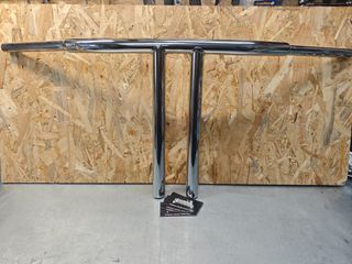 Τιμόνι 1'' ίντσας T bar Fatbar για Harley Davidson χρώμιο