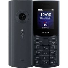 Nokia 110 4G Dual SIM Κινητό με Κουμπιά Μαύρο