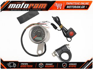 DRAG SPECIALTIES SPEEDOMETER 1.87BLK PRO 21-6899NU