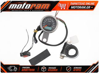 DRAG SPECIALTIES SPEEDO 1.87PRO BLK KM/H 21-6899ADS