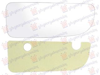 ΚΡΥΣΤΑΛΛΟ ΚΑΘΡΕΦΤΗ (ΚΑΤΩ) (CONVEX GLASS) ΔΕ για FORD TRANSIT/TOURNEO CUSTOM '23-