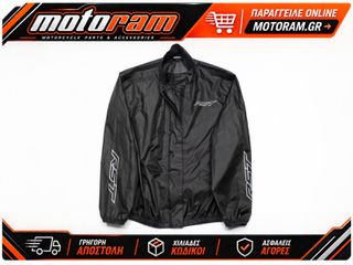 RST Lightweight Waterproof Rain Jacket - Black Size M