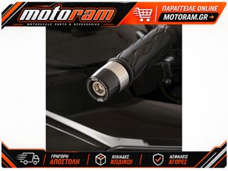 R Racing Bar Ends Black - Suzuki Hayabusa