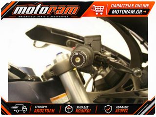 R RACING Bar Ends Black Buell 1125R