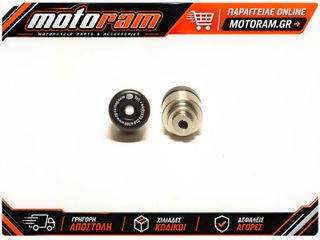 R RACING Bar Ends Black Honda