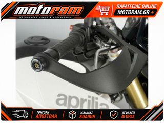 R RACING Bar Ends Black Aprilia Dorsoduro 750