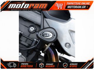 R RACING Aero Crash Protectors Black Triumph Tiger 900