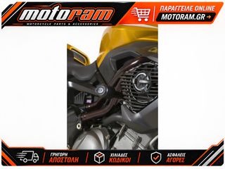 R RACING Aero Crash Protectors Black Benelli TNT 1130/Cafe Racer