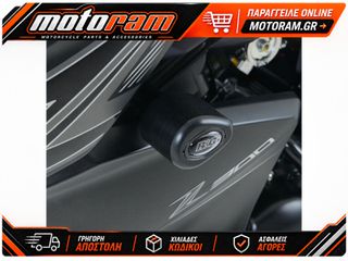 R RACING Aero Black Crash Portectors Kawasaki Z300