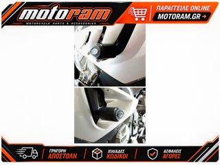 R RACING Aero Crash Protectors Black BMW S1000RR