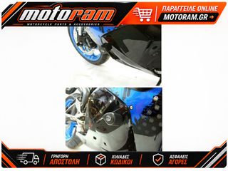 R RACING Aero Crash Protectors Black Honda CBR600RR