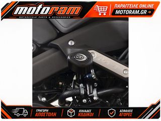 R RACING Aero Crash Protectors - Black Yamaha MT-125