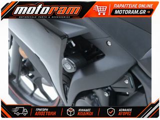 R RACING Aero Race Version black Crash Protectors Yamaha YZF-R3