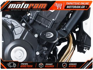R RACING Aero Crash Protectors Black Honda CB1000R