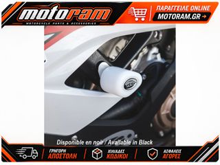 R RACING Aero Crash Protectors Black BMW S1000RR