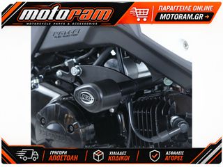 R RACING Aero Crash Protectors Black Honda MSX125