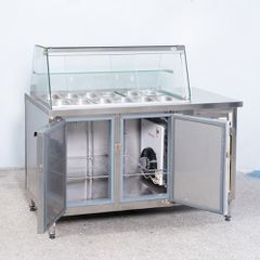 Ψυγείο Σαλατών Inox 1.45 με επένδυση Κωδ: 0925-3212-thumb-2