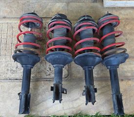SUBARU IMPREZA GC MK1 ΑΜΟΡΤΙΣΕΡ KAYABA & ΕΛΑΤΗΡΙΑ ΧΑΜΗΛΩΜΑΤΟΣ H&R