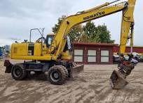 Εκσκαφέας Με Λάστιχα Komatsu 2019 PW160+MONOBOOM+ΣΑΝ ΚΑΙΝΟΥΡΓΙΟ