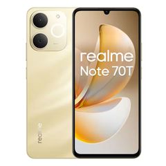 Realme Note 70T 4Gb Ram 256GB Dual Sim 4G Beach Gold (RMX5313)- EU
