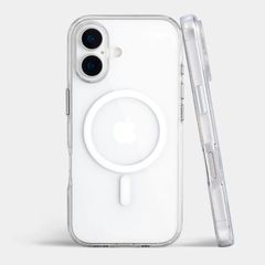 Clear Case with White MagSafe for iPhone 16 Pro