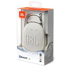 JBL Clip 4 Wireless Bluetooth Speaker White- EU