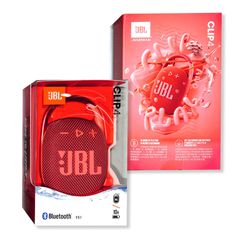 JBL Clip 4 Wireless Bluetooth Speaker Red- EU