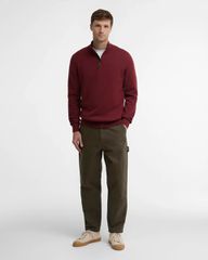 Barbour Cotton Quarter-Zip Jumper MKN1074BR57-thumb-2