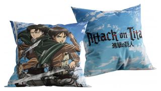 Attack on Titan Pillow Blau 40x40 cm-thumb-0