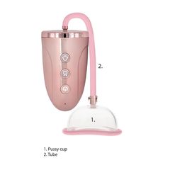 Rechargeable Pussy Pump - Pink-thumb-5