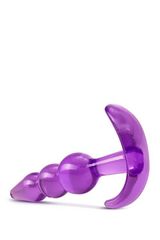 Blush B Yours Triple Bead Anal Plug – Purple-thumb-4
