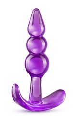 Blush B Yours Triple Bead Anal Plug – Purple-thumb-3